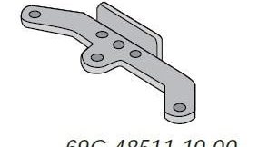 Genuine Yamaha 69G485111000 - Hook, Steering - Supplied by Flood Marine