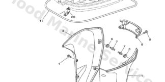 Genuine Yamaha 69J45151008D - Cover, upper casing - Supplied by Flood Marine