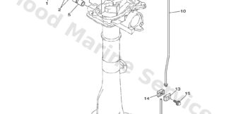 Genuine Yamaha 69MG41110000 - Handle,gear shift - Supplied by Flood Marine