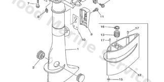 Genuine Yamaha 69MG5111004D - Casing,upper - Supplied by Flood Marine