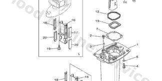 Genuine Yamaha 69P45111104D - Casing, upper - Supplied by Flood Marine