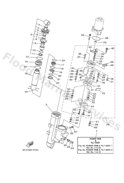 Genuine Yamaha 69W4382L0000 - Cap, relief valve - Supplied by Flood Marine