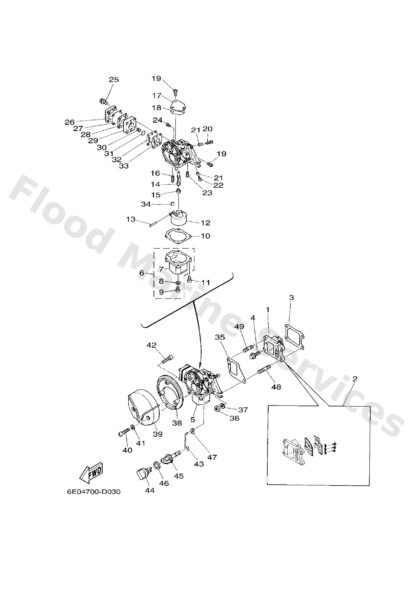 Genuine Yamaha 6E013621A200 - Gasket, valve seat - Supplied by Flood Marine