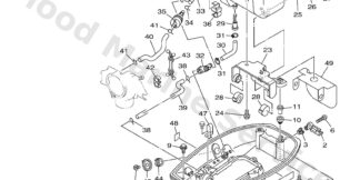 Genuine Yamaha 6E042711108D - Cowling, bottom 1 - Supplied by Flood Marine