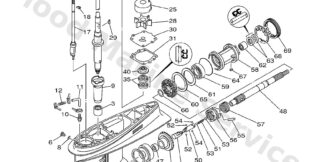 Genuine Yamaha 6E545301048D - Casing, lower - Supplied by Flood Marine