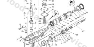 Genuine Yamaha 6E545301078D - Casing, lower - Supplied by Flood Marine