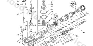 Genuine Yamaha 6E54530107NA - Casing, lower - Supplied by Flood Marine