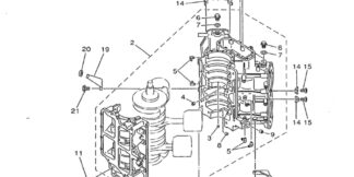 Genuine Yamaha 6E5W0090541S - Crank cylinder assy - Supplied by Flood Marine