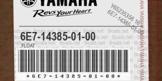 Genuine Yamaha 6E7143850100 - Float - Supplied by Flood Marine
