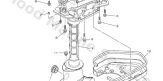 Genuine Yamaha 6EEG5111018D - Casing, upper - Supplied by Flood Marine