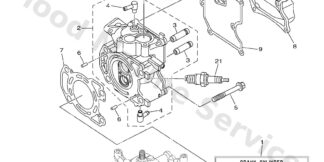 Genuine Yamaha 6EGWE090041S - Crank cylinder ass - Supplied by Flood Marine