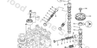 Genuine Yamaha 6EK121210000 - Valve, exhaust - Supplied by Flood Marine
