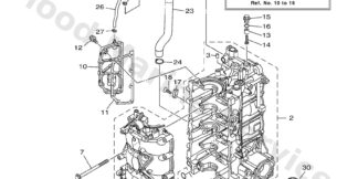 Genuine Yamaha 6EK15109029S - Crankcase assy - Supplied by Flood Marine