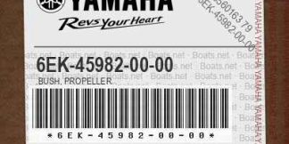 Genuine Yamaha 6EK459820000 - Bush, Propeller - Supplied by Flood Marine