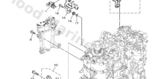 Genuine Yamaha 6EM142910000 - Bracket 1 - Supplied by Flood Marine
