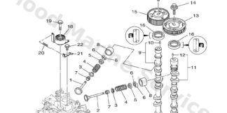 Genuine Yamaha 6FA115A00000 - Driven gear assy - Supplied by Flood Marine