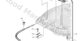 Genuine Yamaha 6FM416610000 - Bracket 1 - Supplied by Flood Marine