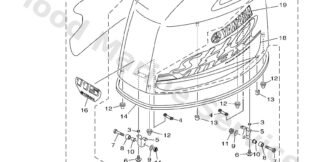 Genuine Yamaha 6FN426750000 - Graphic, side 1 - Supplied by Flood Marine