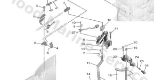 Genuine Yamaha 6FP416620000 - Bracket 2 - Supplied by Flood Marine