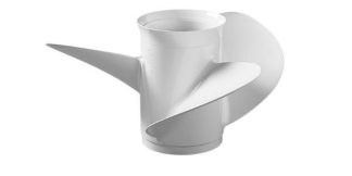 Genuine Yamaha 6FP459430000 - Propeller (Al 3X13-1/2 X15 -K) - Supplied by Flood Marine