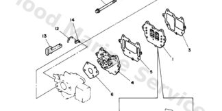 Genuine Yamaha 6G1136100100 - Reed valve assy - Supplied by Flood Marine
