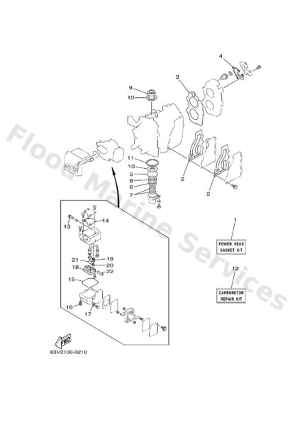 Genuine Yamaha 6G1145460100 - Valve, needle - Supplied by Flood Marine