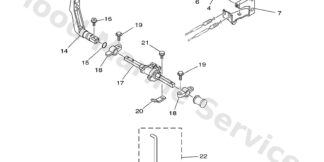 Genuine Yamaha 6G1416610000 - Bracket 1 - Supplied by Flood Marine