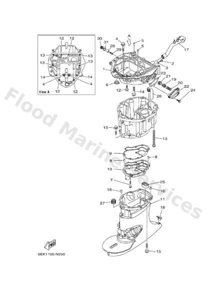 Genuine Yamaha 6G5124160000 - Valve, pressure control - Supplied by Flood Marine