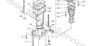 Genuine Yamaha 6G545114A100 - Gasket, upper casing - Supplied by Flood Marine