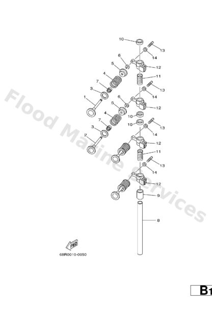 Genuine Yamaha 6G8121590000 - Screw, valve adjusting - Supplied by Flood Marine