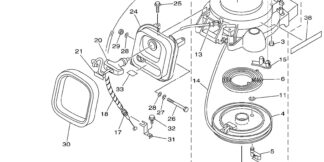 Genuine Yamaha 6G8134376400 - Mark, caution - Supplied by Flood Marine
