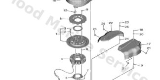 Genuine Yamaha 6GR134376000 - Mark, caution - Supplied by Flood Marine