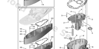 Genuine Yamaha 6GR45111008D - Casing, upper - Supplied by Flood Marine