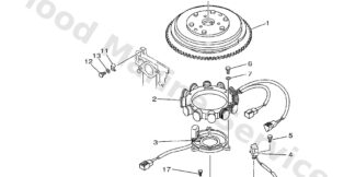 Genuine Yamaha 6H1134372100 - Mark, caution - Supplied by Flood Marine