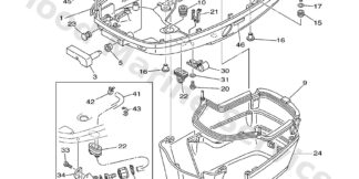 Genuine Yamaha 6H142711104D - Cowling, bottom - Supplied by Flood Marine