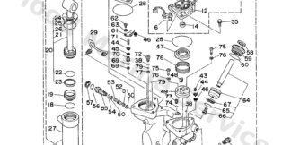 Genuine Yamaha 6H143800164D - Power trim & tilt assy - Supplied by Flood Marine