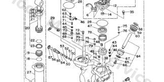 Genuine Yamaha 6H143800174D - Power trim & tilt assy - Supplied by Flood Marine