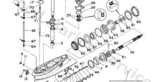 Genuine Yamaha 6H145300178D - Lower unit assy - Supplied by Flood Marine