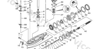Genuine Yamaha 6H145301038D - Casing, lower - Supplied by Flood Marine