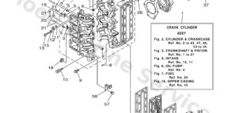 Genuine Yamaha 6H1W0090451S - Crank cylinder assy (o/i) - Supplied by Flood Marine