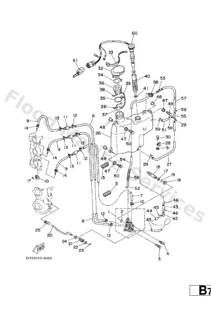 Genuine Yamaha 6H3115370100 - Gear, driven - Supplied by Flood Marine
