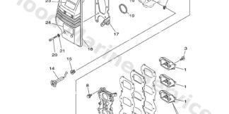 Genuine Yamaha 6H313621A100 - Gasket, valve seat - Supplied by Flood Marine