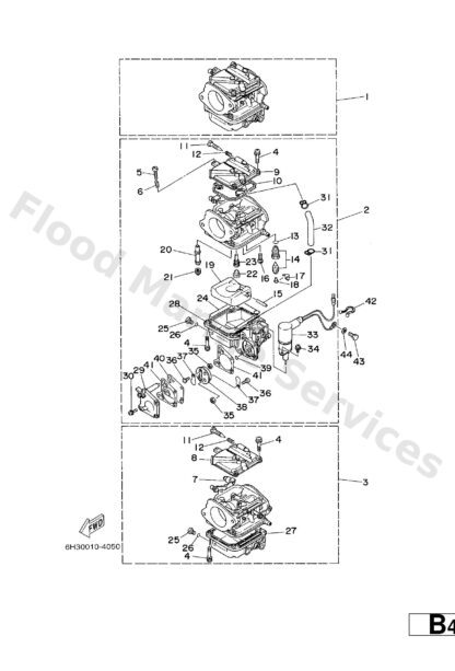 Genuine Yamaha 6H3145900000 - Needle valve assy - Supplied by Flood Marine