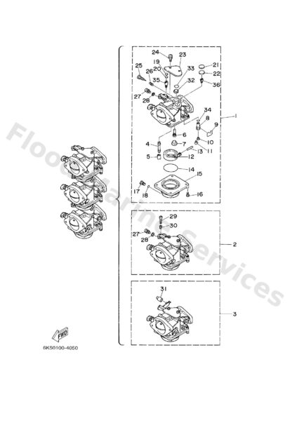 Genuine Yamaha 6H3145900100 - Needle valve assy - Supplied by Flood Marine