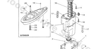 Genuine Yamaha 6H345111128D - Casing, upper - Supplied by Flood Marine