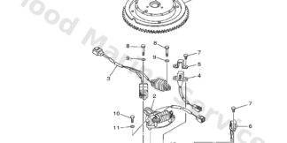 Genuine Yamaha 6H3813370100 - Cover, flywheel - Supplied by Flood Marine