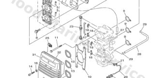 Genuine Yamaha 6H413621A100 - Gasket, valve seat - Supplied by Flood Marine