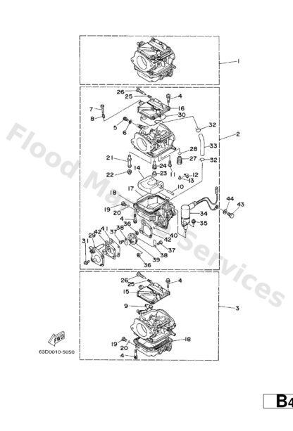 Genuine Yamaha 6H4145900000 - Needle valve assy - Supplied by Flood Marine