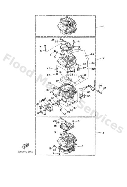 Genuine Yamaha 6H4145900100 - Needle valve assy - Supplied by Flood Marine