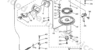 Genuine Yamaha 6H4157230194 - Pulley, starter - Supplied by Flood Marine